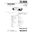 SONY ZSXN30 Service Manual cover photo