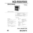 SONY HCDR500 Service Manual cover photo