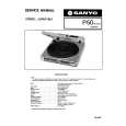 SANYO P50 Service Manual cover photo