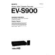 SONY EV-S900 Owner's Manual cover photo