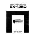 PIONEER SX1250 Service Manual cover photo