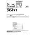 PIONEER SXF21 Service Manual cover photo