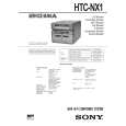 SONY MHC-NX3AV Owner's Manual cover photo