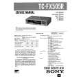 SONY TCFX505R Service Manual cover photo