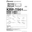 PIONEER KRP-TS01/SXZC/WL5 Service Manual cover photo
