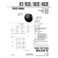 SONY XS-602E Service Manual cover photo