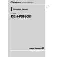 PIONEER DEH-P5990IB/XN/ID Owner's Manual cover photo