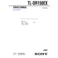 SONY TLDR150EX Service Manual cover photo