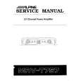 ALPINE MRV-T757 Service Manual cover photo