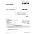 SANYO VHR296E Service Manual cover photo
