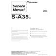 PIONEER S-A35XC Service Manual cover photo