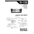 SONY TA-1150 Service Manual cover photo