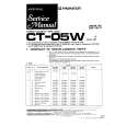 PIONEER CT-05W Service Manual cover photo