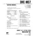 SONY DHC-MD7 Service Manual cover photo