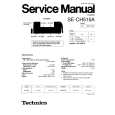 TECHNICS SECH515A Service Manual cover photo