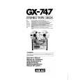 AKAI GX-747 Owner's Manual cover photo