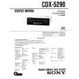 SONY CDX-5290 Service Manual cover photo