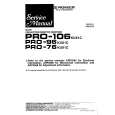 PIONEER PRO106 Service Manual cover photo