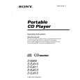 SONY D-EJ611 Owner's Manual cover photo