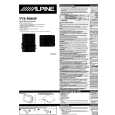 ALPINE TVE-M006P Owner's Manual cover photo