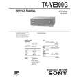 SONY TA-VE800G Service Manual cover photo