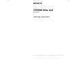 SONY CDU-7101 Owner's Manual cover photo