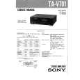 SONY TAV701 Service Manual cover photo