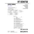 SONY HTDDW750 Service Manual cover photo
