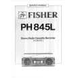 FISHER PH845L Service Manual cover photo