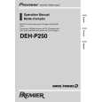 PIONEER DEH-P250 Owner's Manual cover photo