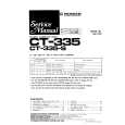 PIONEER CT-335 Service Manual cover photo