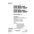 SONY UVW1800 VOLUME 1 Service Manual cover photo