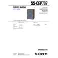SONY SSCEP707 Service Manual cover photo