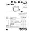 SONY KVA3410B Service Manual cover photo