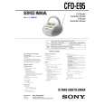SONY CFDE95 Service Manual cover photo