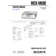 SONY MDXM690 Service Manual cover photo