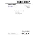 SONY MDRE888LP Service Manual cover photo