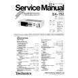 TECHNICS SA150 Service Manual cover photo