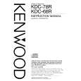 KENWOOD KDC-68R Owner's Manual cover photo