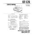 SONY ICFC26 Service Manual cover photo