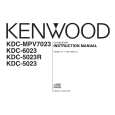 KENWOOD KDC-MPV7023 Owner's Manual cover photo