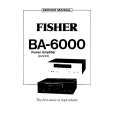 FISHER BA6000 Service Manual cover photo