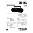 SONY CFD100L Service Manual cover photo