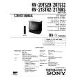 SONY KV-21TSR2 Service Manual cover photo