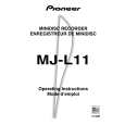 PIONEER MJ-L11/MYXJ Owner's Manual cover photo