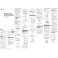 SONY MDR-RF975RK Owner's Manual cover photo