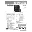 SONY XOD70 Service Manual cover photo