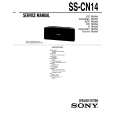 SONY SS-CN14 Service Manual cover photo