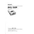SONY BVU-150P Service Manual cover photo