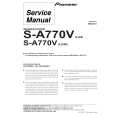 PIONEER S-A770V/XJI/E Service Manual cover photo